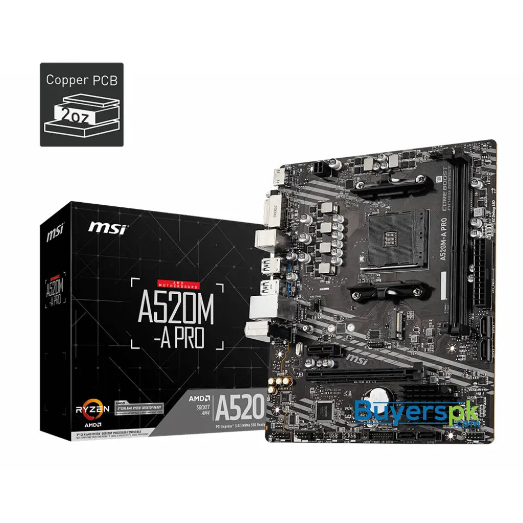Msi Motherboard A520m-a Pro - Price in Pakistan Msi Motherboard A520m-a Pro - Price in Pakistan